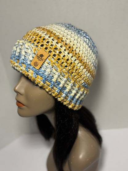 Melissani Ribbed Brim Beanie